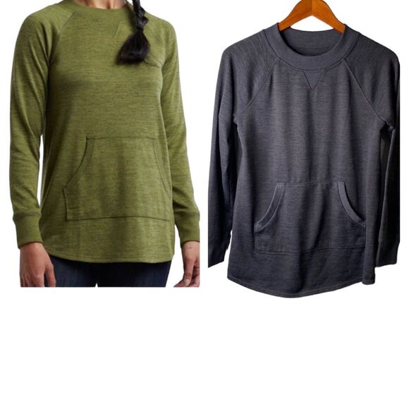 Title Nine Universal Crew Neck Tunic Sweatshirt Long Sleeve Activewear Outdoor - Picture 1 of 16